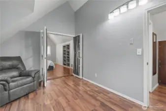 Upstairs Primary bonus sitting room/office/workout/media room.