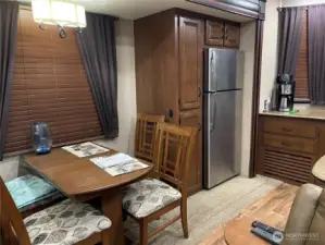 Dining area in kitchen