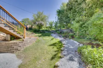 Landscape refresh in back yard