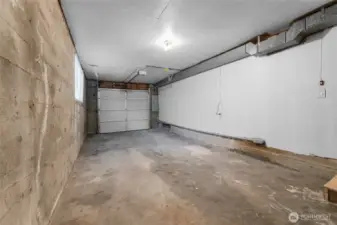 Attached 1 car garage