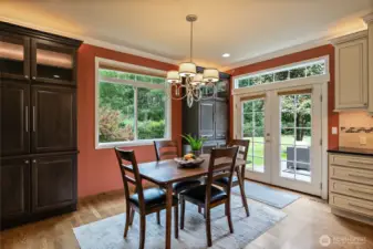 Beautifully designed custom cabinetry to maximize storage.
