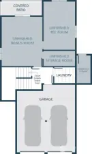 IMAGE IS A RENDERING Photographs are for illustrative purposes only. Features, finishes, interior/exterior colors, landscaping and floorplan shown may vary from actual homes built.