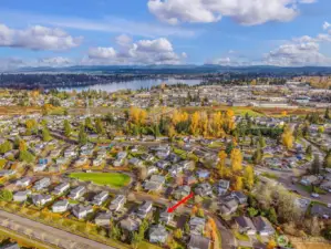 View to the East toward Lake Stevens