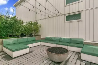 Outdoor seating area