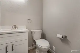 Main floor half bath for convenience