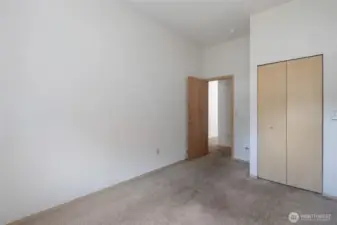 You’ll appreciate this generously sized bedroom with deep closet – and tons of natural light!