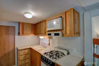 Counter space for cooking and baking on your getaway!