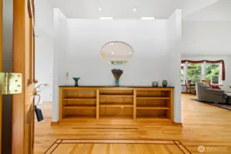 front door looking in