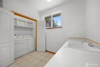 main floor utility room
