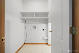 second utility room on lower level
