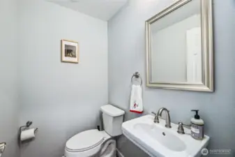 Delightful updated powder bath.