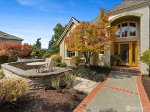 Front Entry with a Custom Lanai