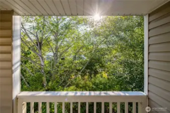 Private balcony