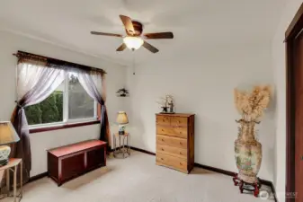 Bedroom 2 offers generous space and versatility for family, guests, or an office.
