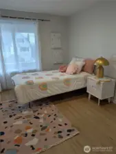 New bedroom on entry level