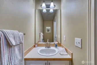 Upper level floor 2 Half bath.