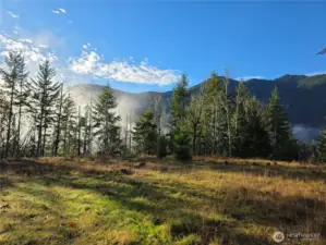 upper site with beautiful mt views
