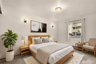 Master Bedroom has been Virtually Staged