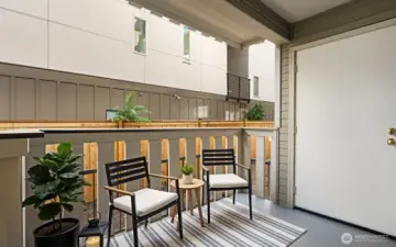 Deck has been Virtually Staged