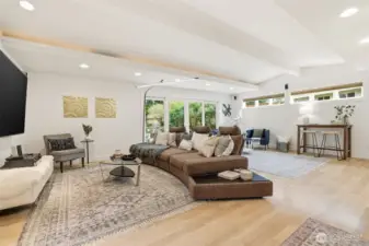 Open-concept living with ideal flow for entertaining