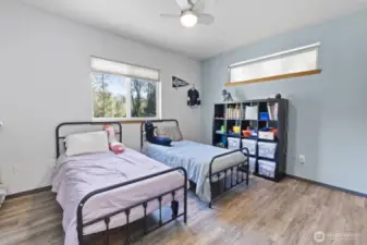 Bedroom #2, other side of level one, very spacious and bright