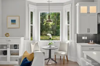 Great breakfast nook