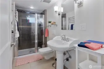 Updated 3/4 bathroom