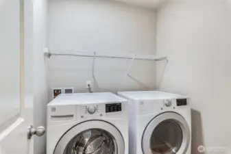Upstairs walk in laundry