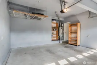 Large 2 car garage- EV charging ready