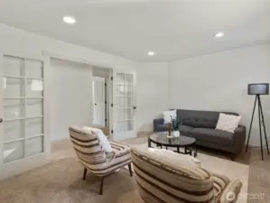 Upstairs media/bonus room