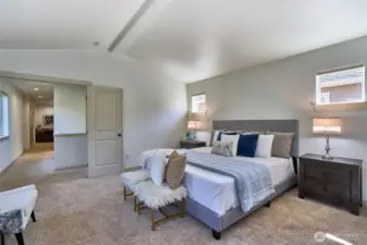 Other angle of the primary bedroom (upstairs)