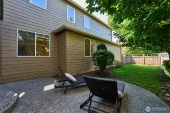 Large patio