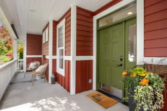 The front entrance.