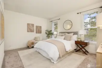 The primary suite.