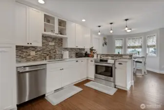 Custom kitchen cabinetry,