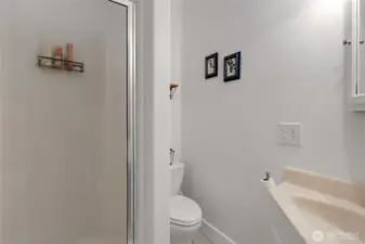 Third of a bathroom