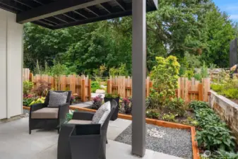 Kick back on your private patio.