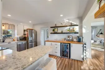 Tasteful updates throughout- perfectly blending classic farmhouse charm w/modern comfort.