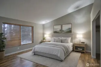 Staged Primary Bedroom