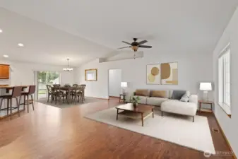 Living and dinning room