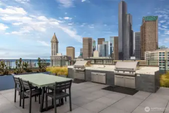 18th floor rooftop terrace w BBQs
