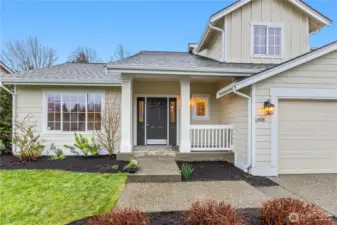 Front porch welcomes you home