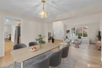 Large windows throughout allow natural light into the home