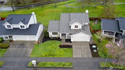 One of the community parks is just up the path