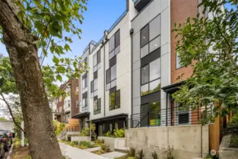 Modern design meets Capitol Hill's charm in this elegant townhome by Greencity Homes.