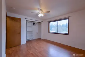 One of 2 bedrooms upper level