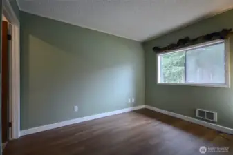 Flex area above the garage