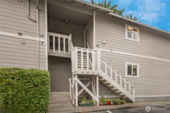 Welcome home ! Large two bedroom one bath turnkey unit with new appliances, water heater, flooring, paint and full size W/D . Great first time buyer opportunity .