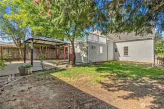 Rear Fenced Yard