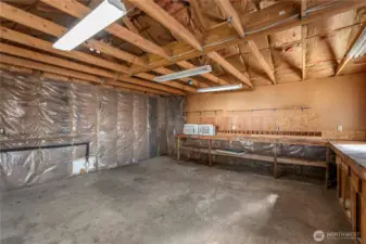 Plumbing to Shop Room